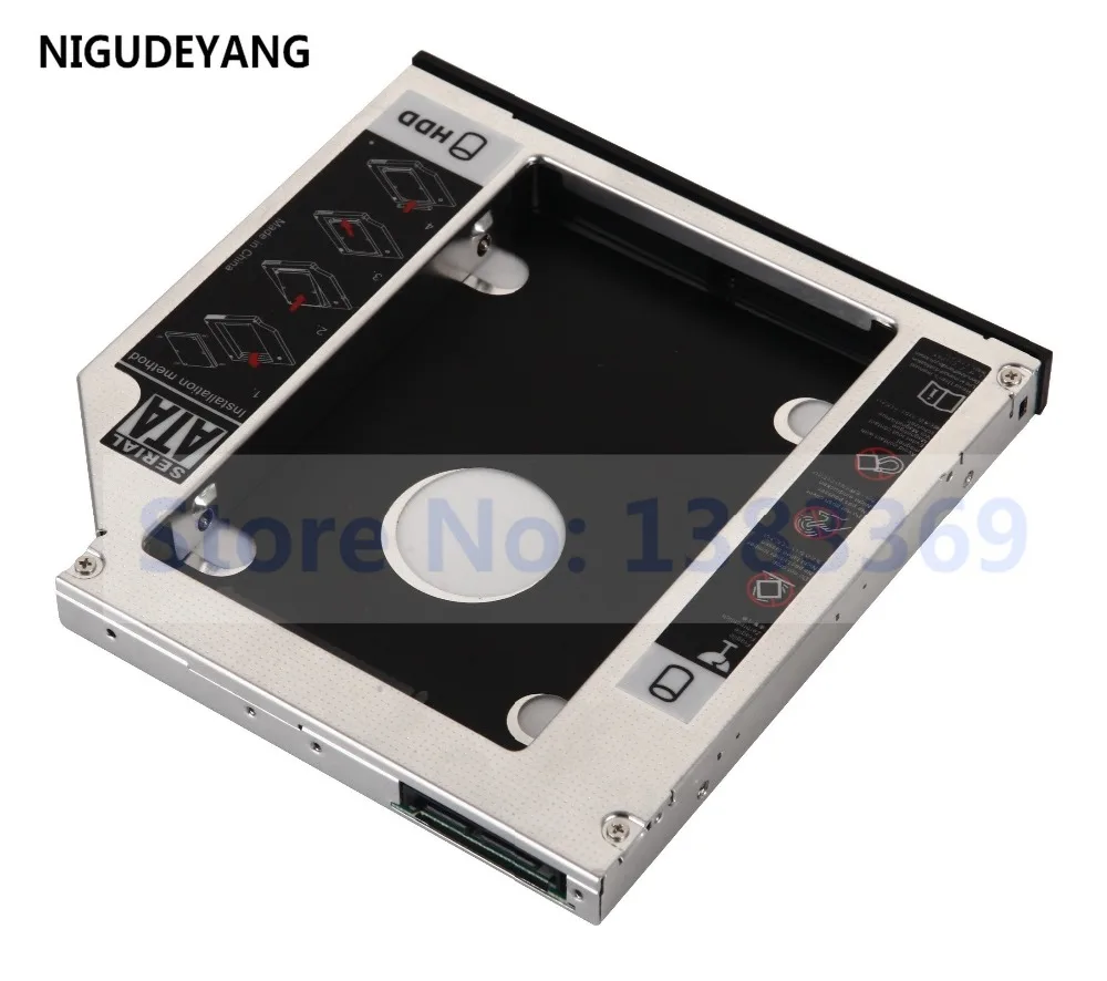 NIGUDEYANG 2nd жесткий диск SSD HDD SATA Caddy для DELL ALIENWARE M17X R1 R2 R4 M18X CA40N|Корпус жесткого диска| |