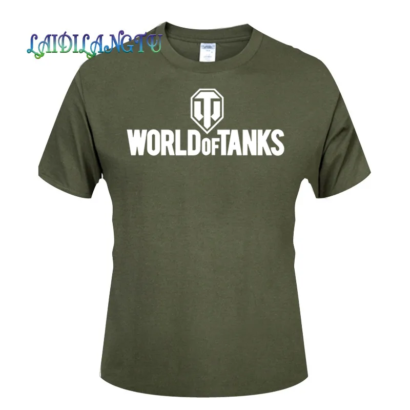 Футболка мужская с принтом WORLD OF TANKS модная брендовая одежда в стиле Харадзюку