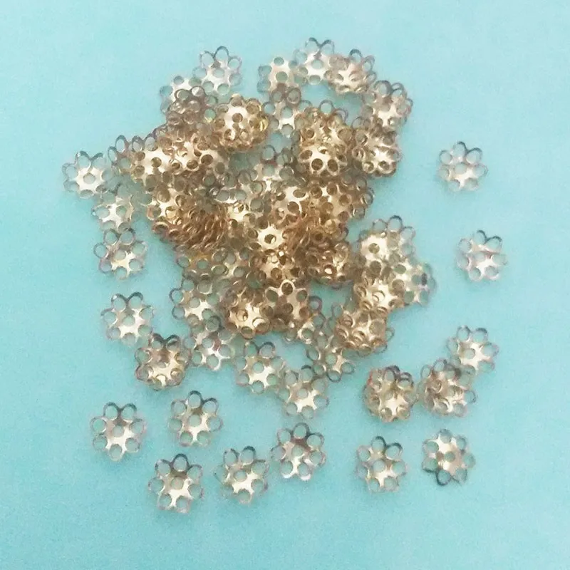 Бусины конец серьги колпачки фурнитура застежка кисточки Топ цветок полые