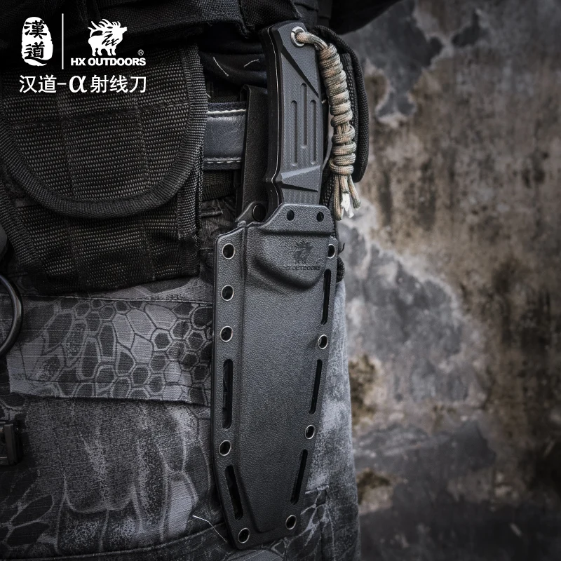 Комплект Электронных компонентов HX Outdoors кемпинг ножи охотничий нож выживания аварийно-спасательных 8cr14mov Сталь лезвие, G10 ручка, 58HRC, инструмент для использования на природе, Прямая поставка