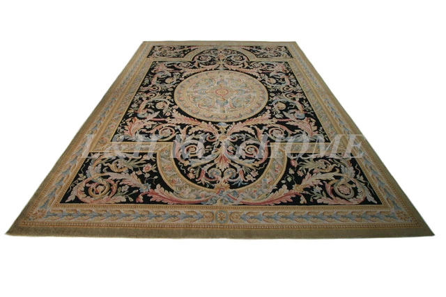 Koop Gratis Verzending 12'x18' 90 Lijn Aubusson Ontwerp Savonnerie Rug Handgeknoopte Wol Renaissance Tapijt Voor Woondecoratie