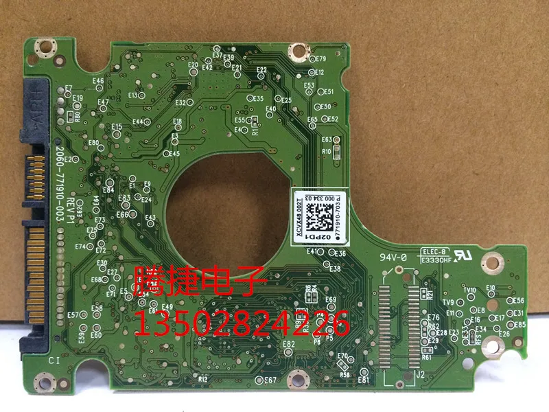 HDD PCB Логическая плата печатная схема красная/зеленая 2060 771910 003 для WD 2 5 SATA