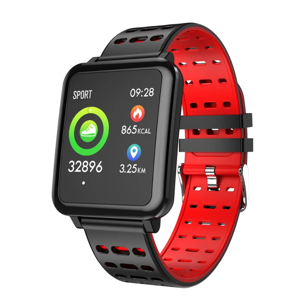 Smart Watch Q8 Sports Heart Rate Monitor Blood Pressure FitnessTracker activity tracker Bracelet Waterproof Band | Электроника