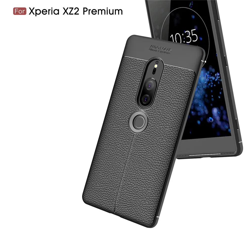 Чехол для телефона Sony Xperia XZ2 Премиум чехол 5 8 дюйма Роскошный из ТПУ и силикона