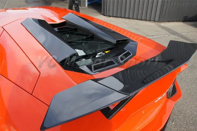 

Dry Carbon Fiber Side Air Duct Fit For 2011-2014 LP700 NVT TORADO Style Engine Bonnet Roof Scoop Side Air Duct
