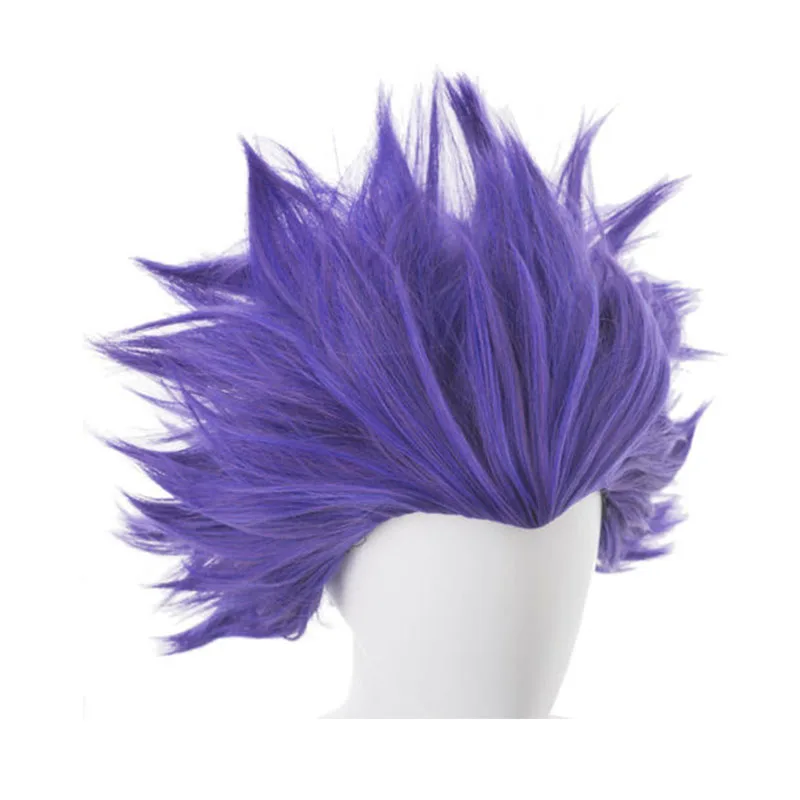 My Hero academic Boku no Shinsou Hitoshi парик для мужчин и женщин короткие фиолетовые волосы