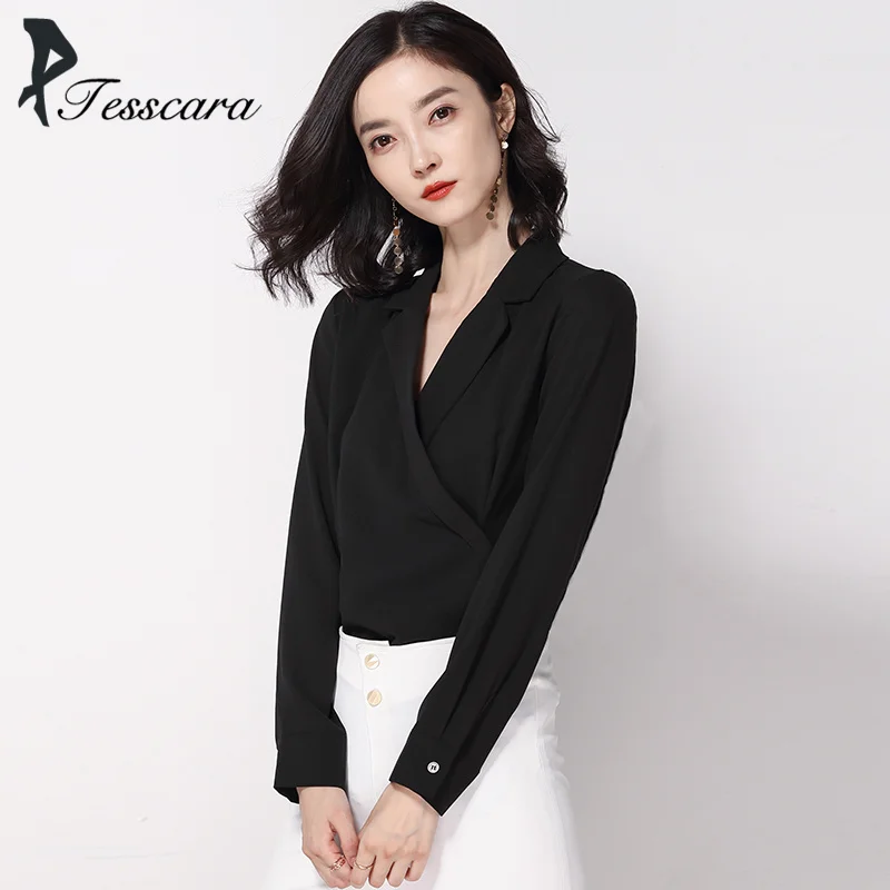 Women Spring &amp Autumn Korean Elegant Shirt Top Office Lady Slim Chiffon Soft Blouses Female Fashion Brand Work Wear Clothing |