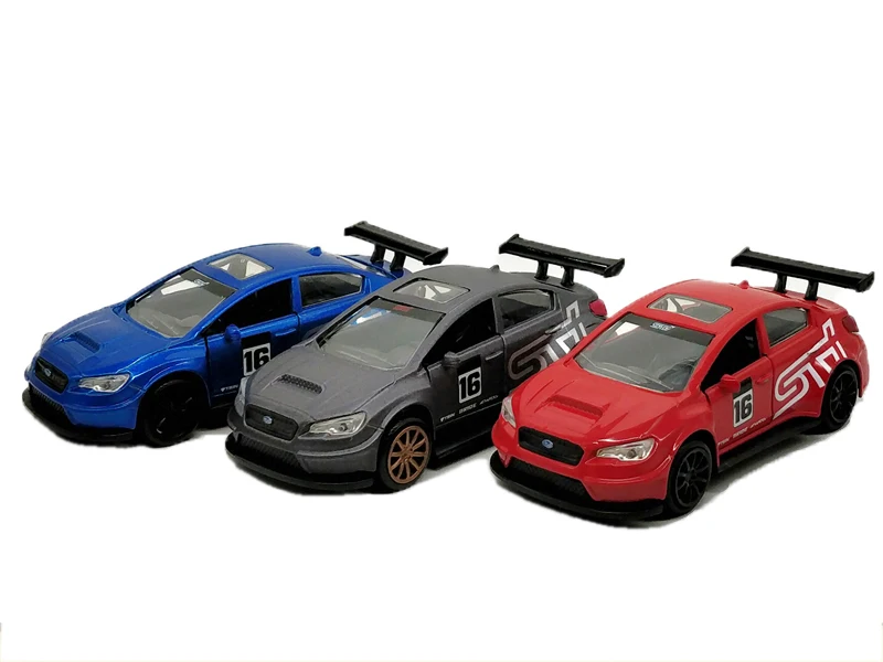 Литая Металлическая машинка 1:32 Jada Subaru 2016 WRX STI игрушки для детей без