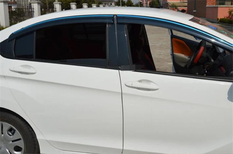 Для окна Honda CITY козырек вентиляционных оттенков защита от солнца и дождя для