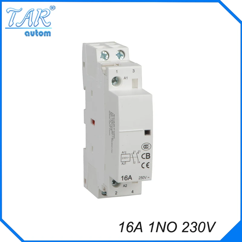 Wholesale-Free ship CE marked WTC- 2P 16A 230V 1NO household AC contactor Household contact module