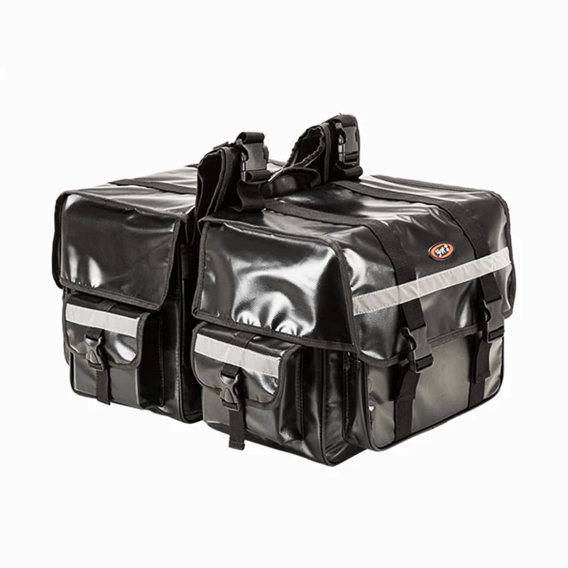 

Motorcycle Trunk Saddle Bags Size 70L Scooter Motocross Tank Sac Luggage Case Motorbike Side Suitcases Crashbar Bag