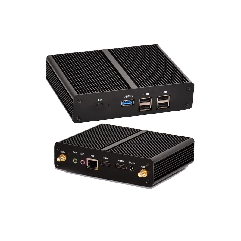 4 ядра Мини ПК Оконные рамы 7 Celeron n2920 процессор мини компьютер Full HD 1080 P выход Barebone