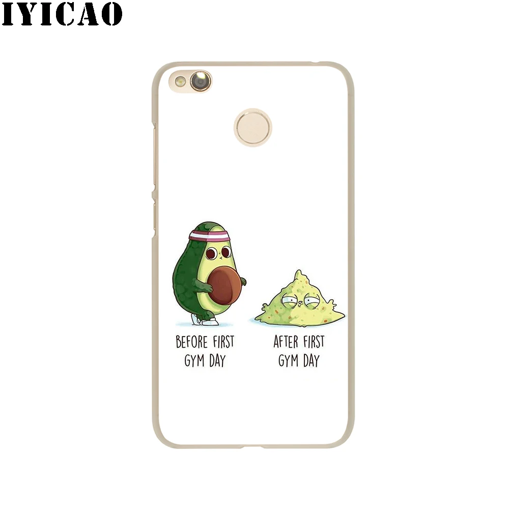 Жесткий чехол IYICAO avocado для Redmi 8A 6A 4A S2 Note 7 3 4 4X 6 5 Pro 5A Prime Plus Go | Мобильные телефоны и