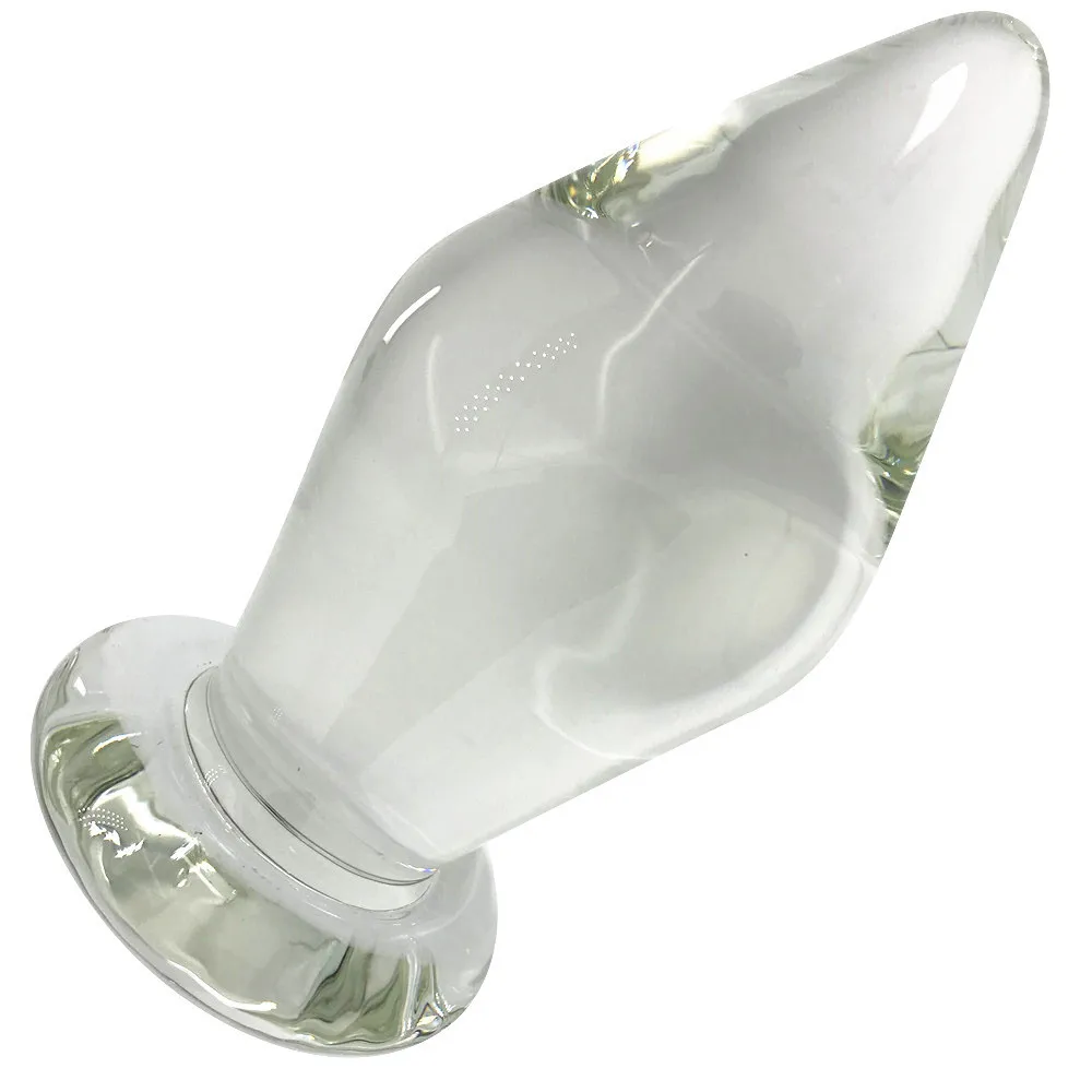 Huge Glass Crystal Butt Plug Vagina Ball Pyrex Anal Beads Dildo Male Penis Masturbator Adult Product Gay Sex toys for men | Красота и