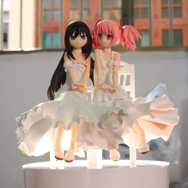 Экшн фигурка японского аниме Puella Magi Madoka Magica Kaname белое платье Akemi Homura коллекция 20
