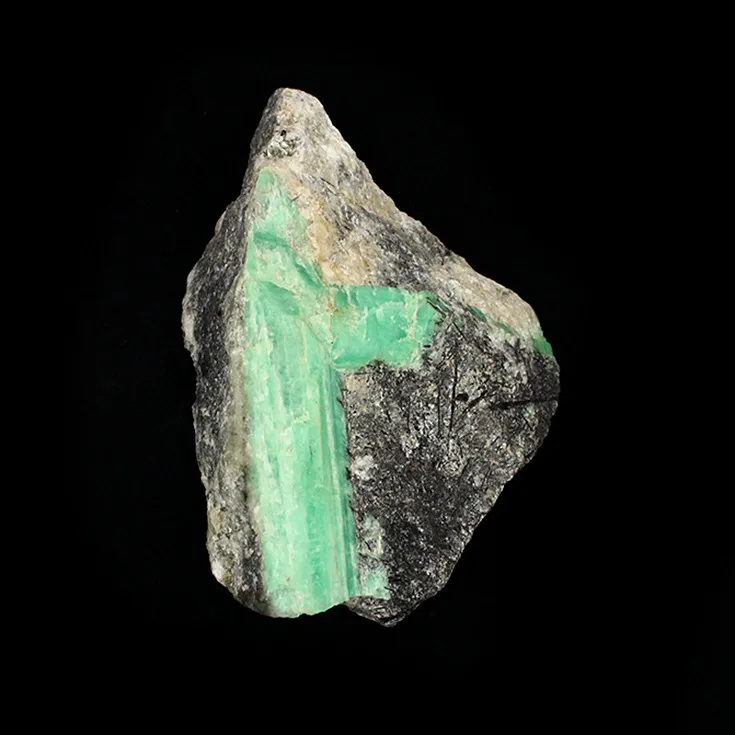 Ультратонкие Минеральные Кристаллы изумрудно-зеленые натуральные грубые камни