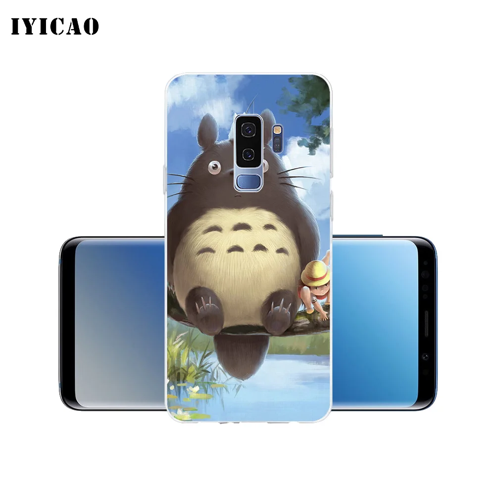 IYICAO Мой сосед Тоторо Мягкий силиконовый чехол для телефона Samsung Galaxy S10e S10 S9 S8 Plus S7