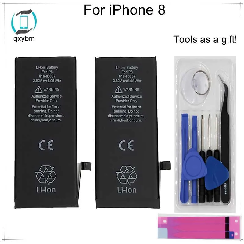 Замена батареи 1821mAh для модели iPhone 8 A1863 A1905 A1906 с бесплатными ремонтными