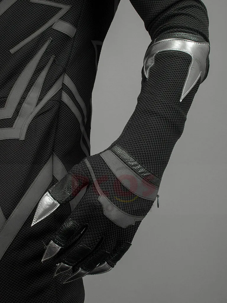Капитан Америка: Civil War Черная пантера T'Challa косплей костюм и шлем и ботинки mp003926