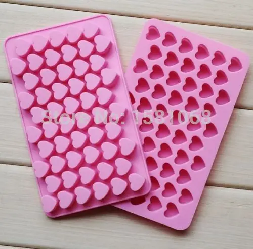Dealocean 55 отверстий мини сердце силиконовая форма для торта Форма выпечки