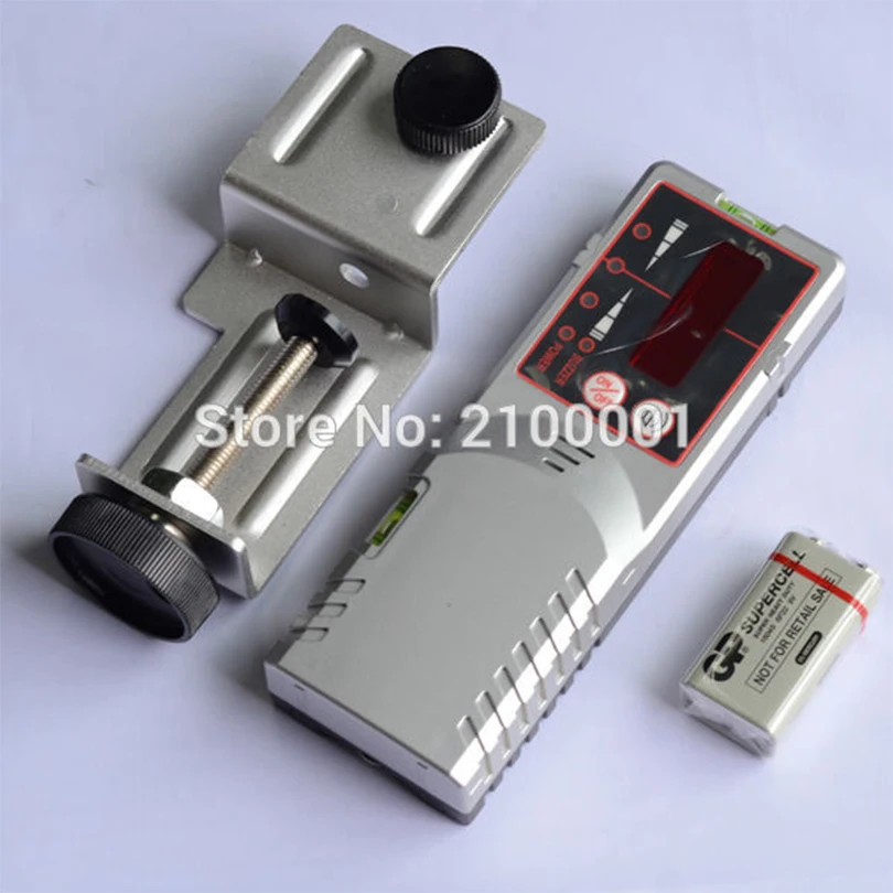 

Outdoor Laser Level Detector Laser Level Receiver With Clamp for RED Beam Lines 635nm Self Leveling 5 Lines