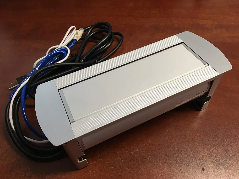 Pwr Plug блок подключения модуль разъемов питания Конференц-стол в настольном медиа-центре USB HDMI Grommet UL в списке