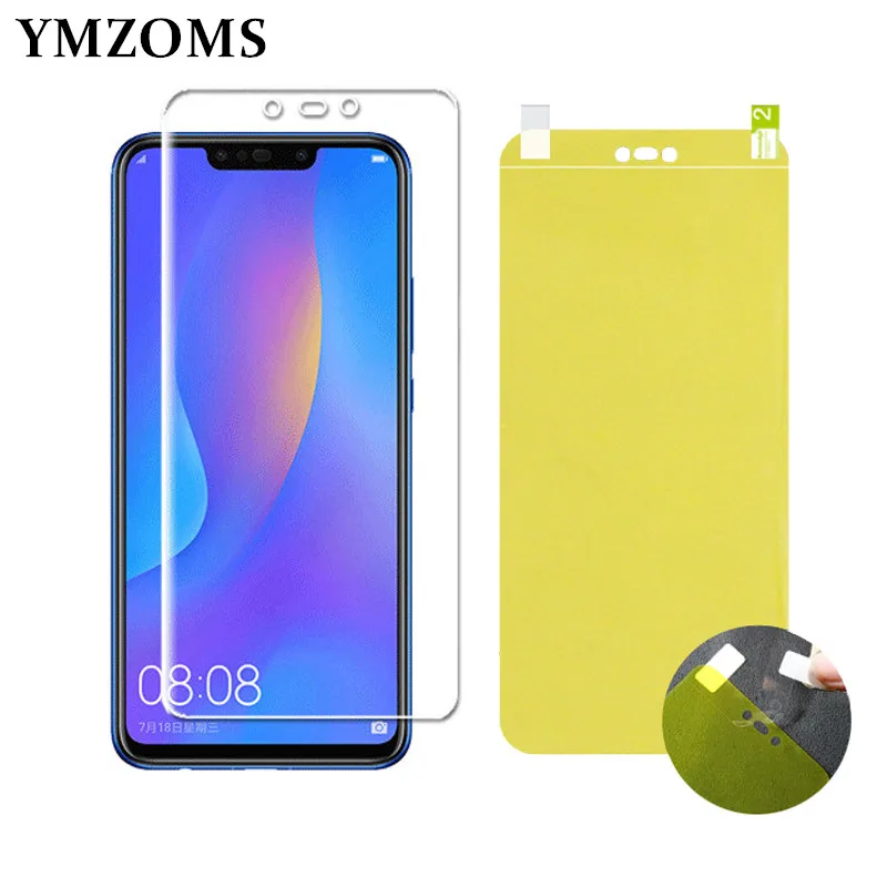 Мягкая Гидрогелевая пленка для Huawei Nova 3 3i 2S 2i 2Lite P Smart + Honor 8Lite 8C 9Lite 6A 6X 6Plus Передняя защитная пленка для всего тела