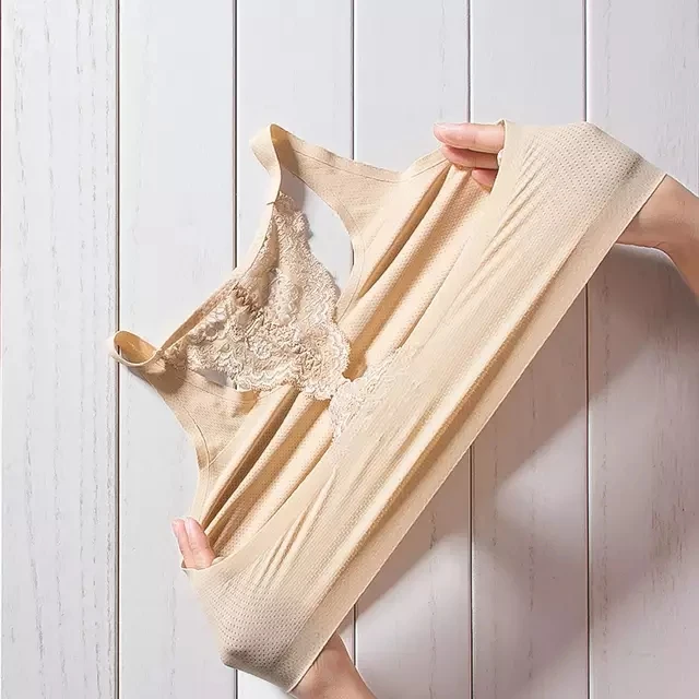 Сексуальный кружевной женский бесшовный мягкий бюстгальтер на косточках для