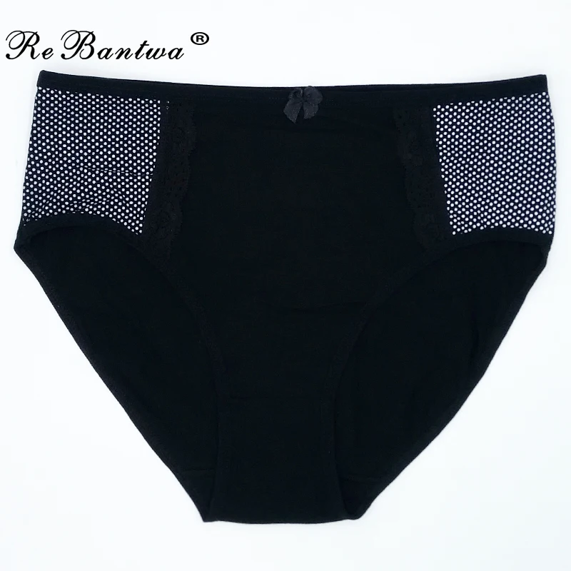 Rebantwa/10 шт./партия оптовая продажа 3XL 4XL женское нижнее белье трусики для мам с