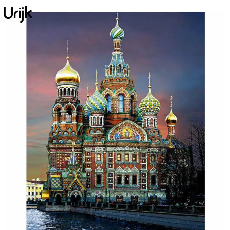 Urijk бескаркасные картины живопись по номерам DIY цифровая картина маслом на холсте