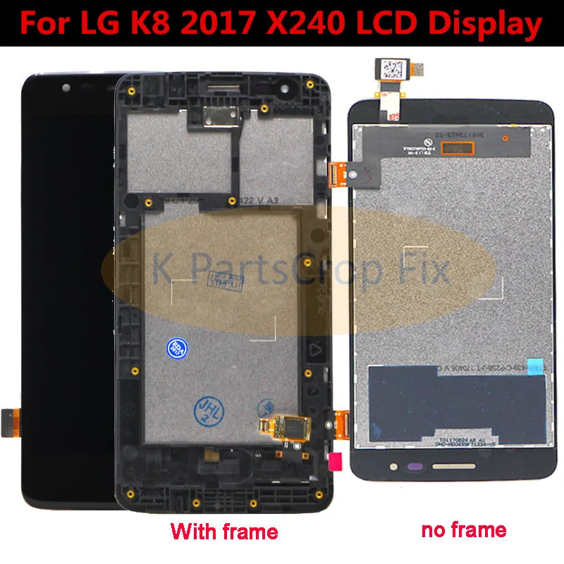Оригинальный ЖК дисплей для LG K8 2017 X240 сенсорный экран дигитайзер с рамкой полная