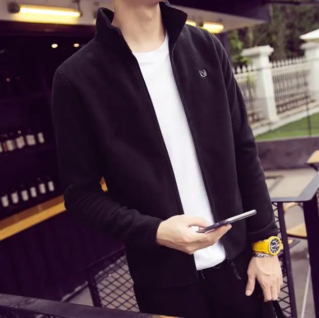 Лидер продаж Сезон весна-осень Новинка Мужская одежда для отдыха Куртка-кардиган