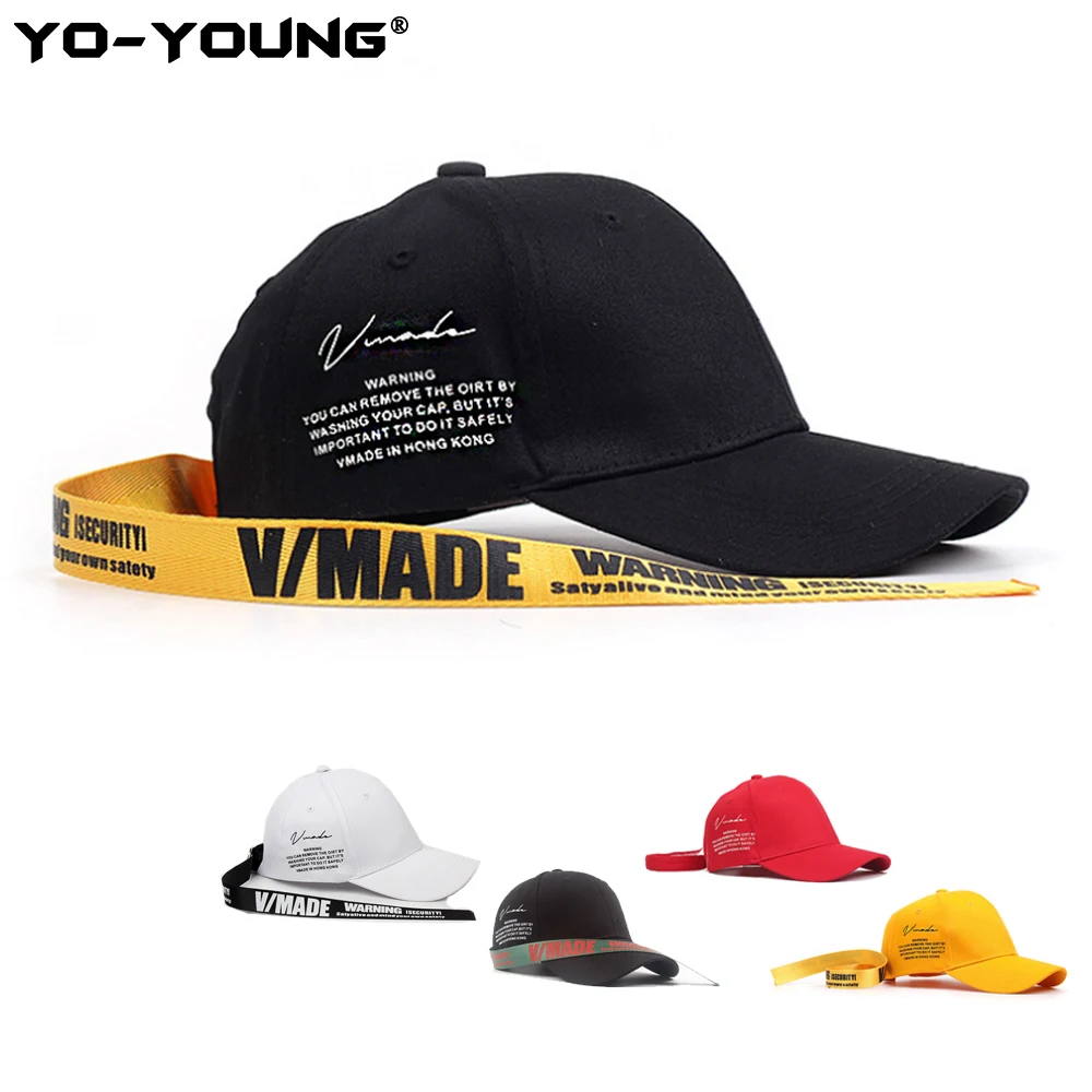 Yo-Young Fashion Unisex Baseball Cap Snapback Baseball Caps Hats Personality Letter Band Casual Hats For Men Women Adjustable