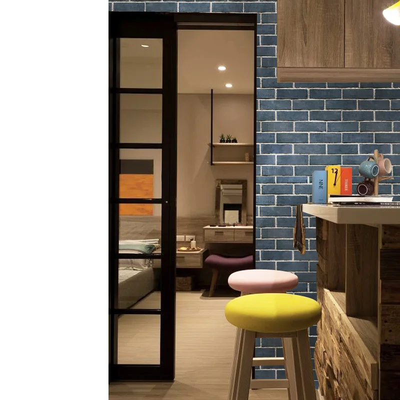 [Fundecor] Bluestone кирпич обои самоклеющиеся для гостиной спальни домашний Декор 3d