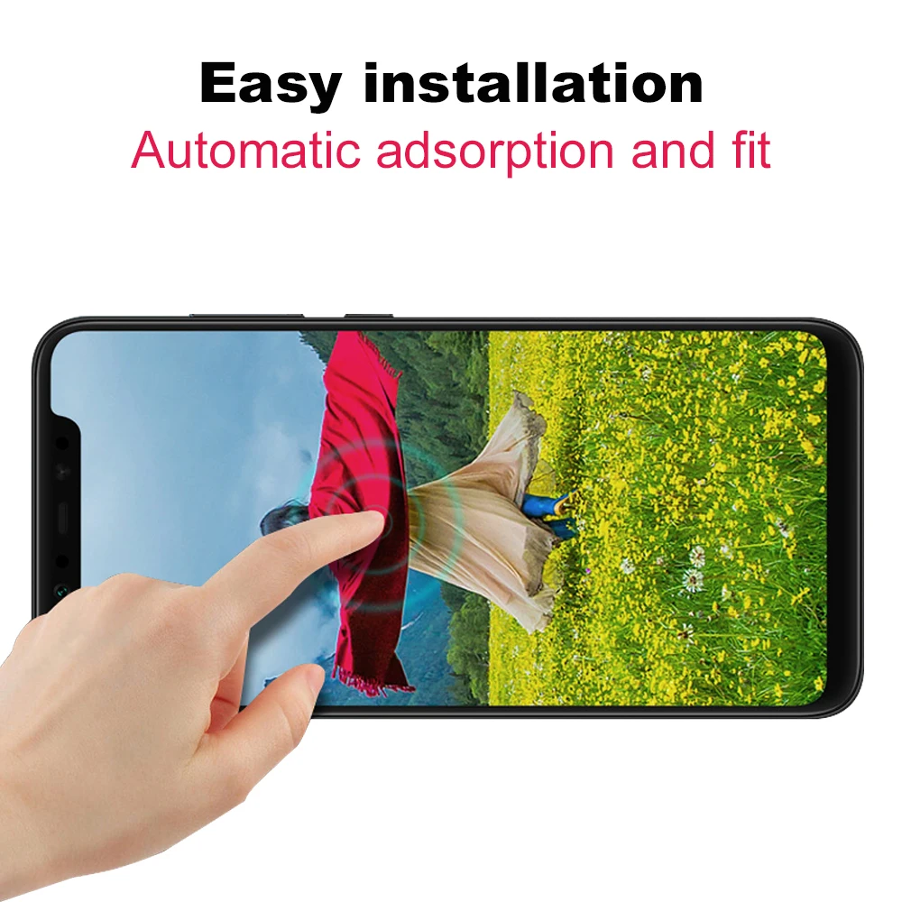 2 шт. Защита экрана для Xiaomi mi max 3 8 mi8 Lite Pocophone F1 Защитное стекло телефона Redmi Note 7 5 6a 6x