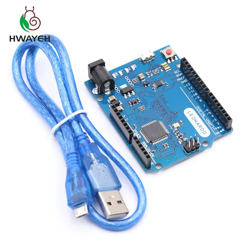 Leonardo R3 микроконтроллер Atmega32u4 макетная плата с usb-кабелем совместима с arduino DIY стартовый комплект