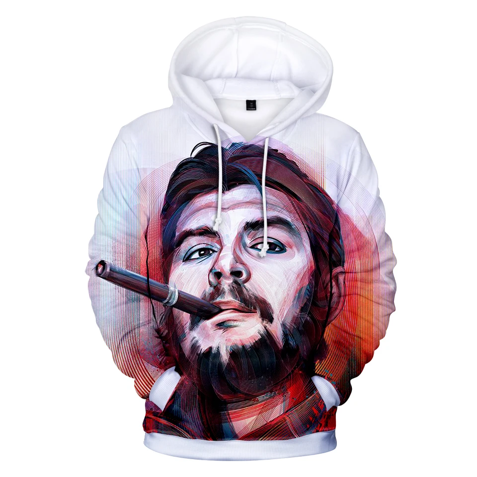 Толстовка Che Guevara с 3D принтом свитшот мужская осенне-зимняя толстовка спортивный