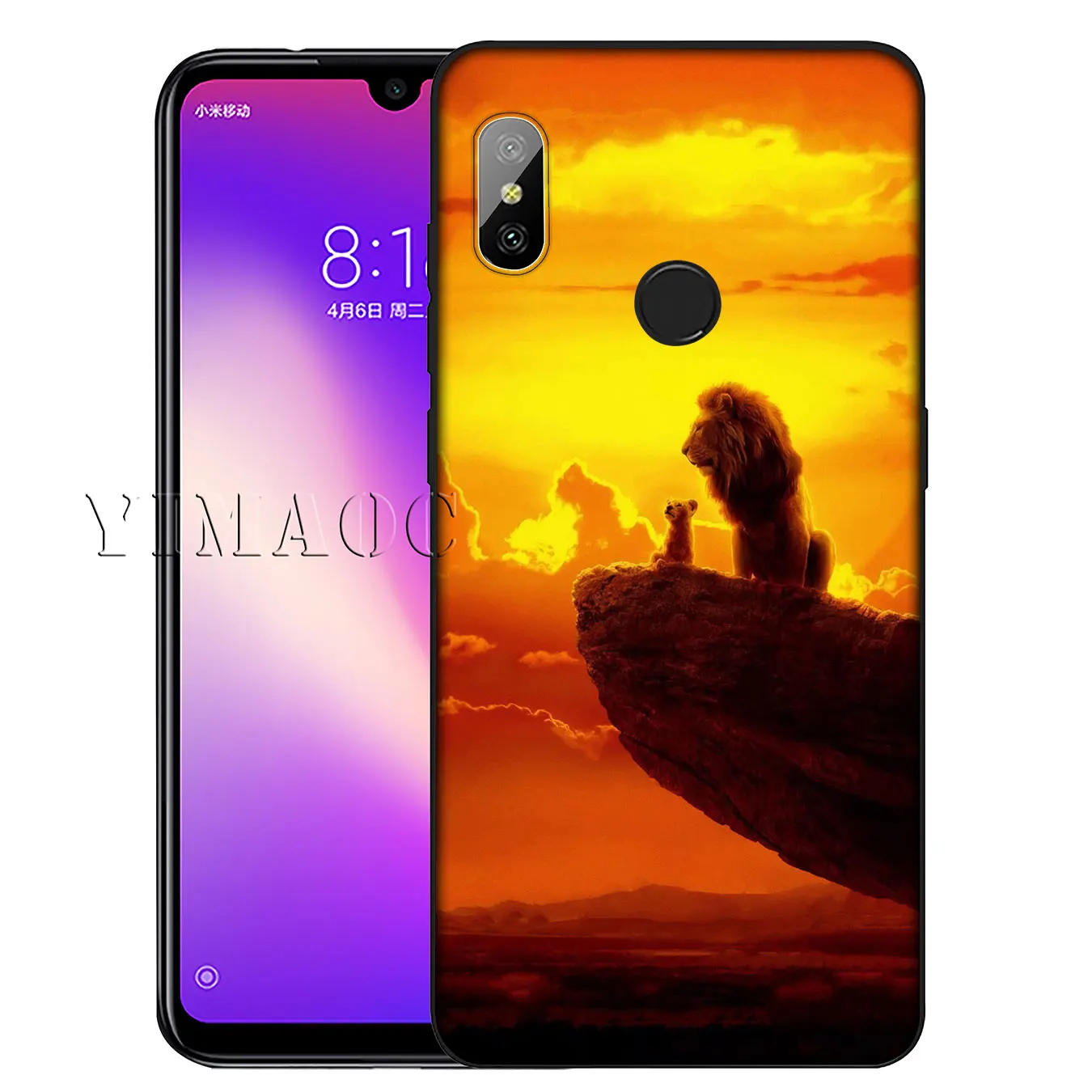 YIMAOC Король Лев Мягкий силиконовый чехол для телефона Xiaomi Redmi K30 K20 8A 7A 6A 5A S2 GO Note 8 8T 7