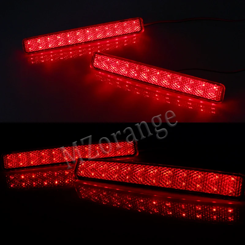 1 пара Led отражатель заднего бампера светильник для VW T5 Transporter/Multivan 2003 11 красного и