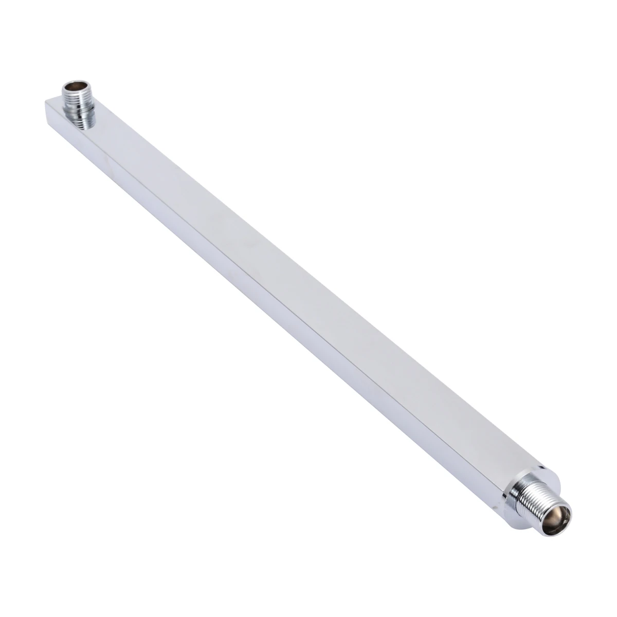 57cm wall mounted chrome shower arm silver square shower extension arms for rain shower head bathroom shower accessories free global shipping