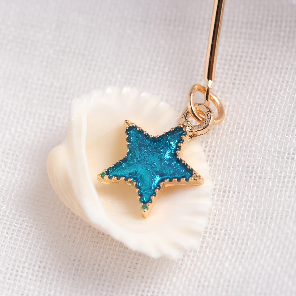 Женские серьги подвески звездное небо 1 пара|Серьги-подвески| |