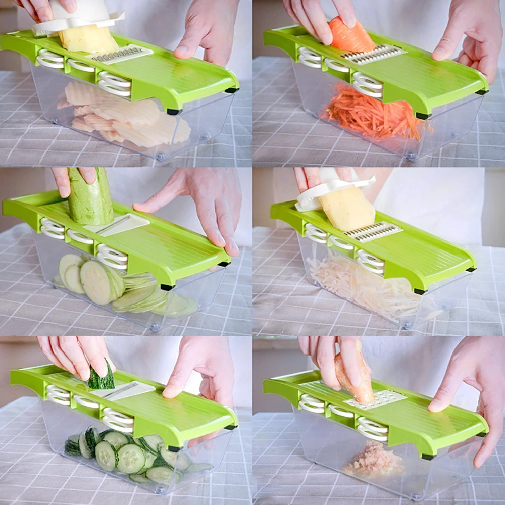 6 в 1 измельчитель для овощей многофункциональная терка наборы еды измельчители