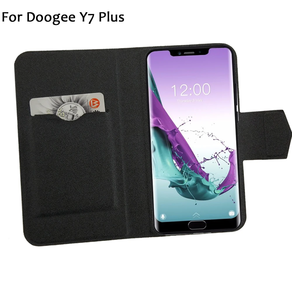 5 цветов Лидер продаж! Кожаный чехол для телефона Doogee Y7 Plus заводская цена защитный