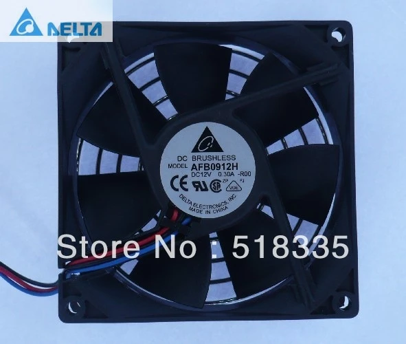 

Для delta AFB0912H 9 см 9,2 см 9025 9225 90*90*25 мм 92*92*25 мм двойной шар 12 В а вентилятор ЦП гарантия производителя