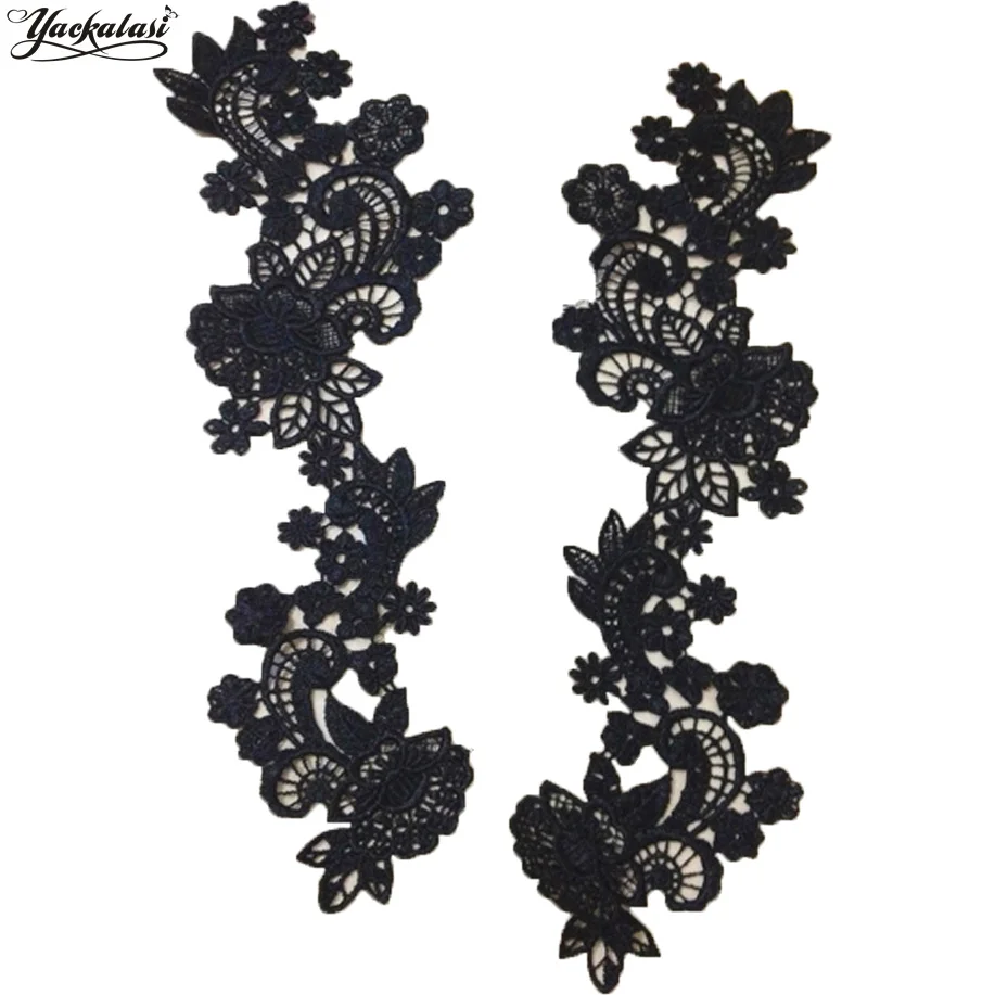 YACKALASI/химическое кружевное зеркало с цветами пара пришивных свадебных СТИМ из