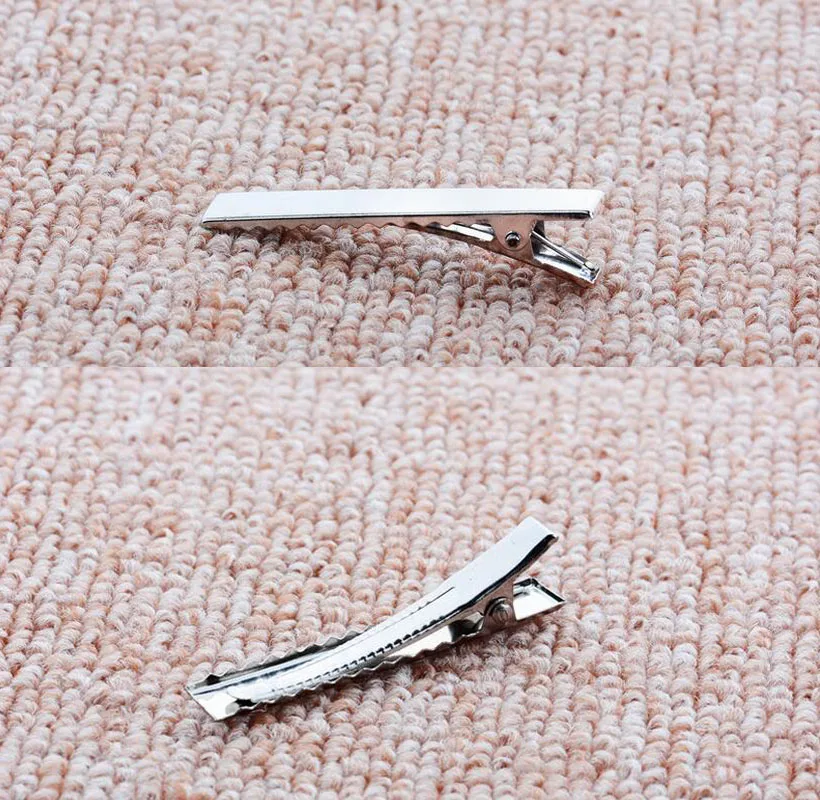 Зажимы типа крокодил 45 мм с зубцами бутиковые заколки для волос сделай сам бант