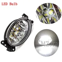 Led Bulb MZORANGE светодиодный галогенные лампы Противотуманные фары светильник в сборе для Mercedes Benz W204 C230 C300 C350 W211 E320 E350 W164 передние противотуманные фары светильник - Цвет: Led Bulb