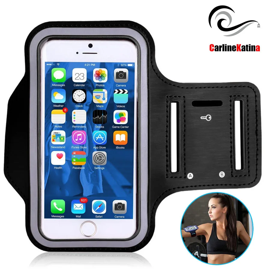 BLACK Armband Waterproof Gym Run for Huawei P30 P20 Lite Mate 30 Pro 10 P10 P9 P Smart Nova4 for Honor 20i 10i Arm Band Bag Case