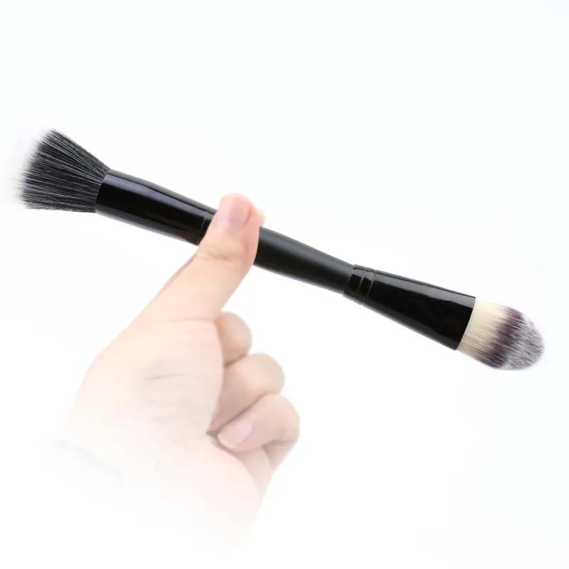 Специальная Черная алюминиевая ручка из козьей шерсти liqiud двусторонняя