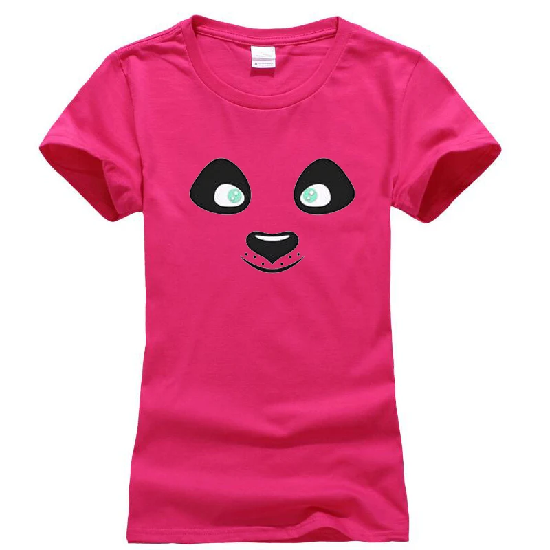 KPOP моды Harajuku футболки Kawaii Для женщин короткий рукав Vetement Femme панк 6 Цвет панда